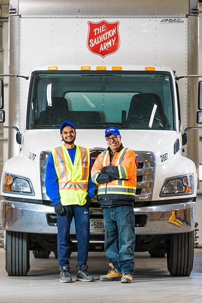 A fleet of 45 trucks helps distribute goods nationwide