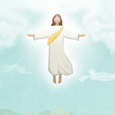 Illustration of Jesus' Ascension