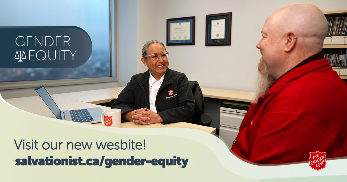 Gender Equity: Visit our new website! salvationist.ca/gender-equity