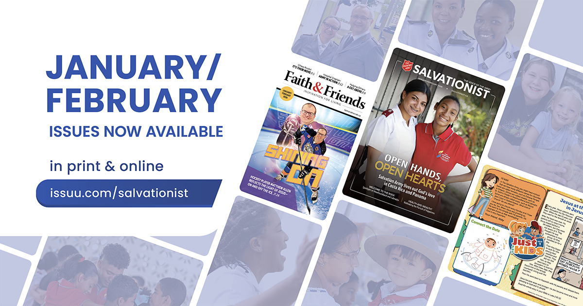 "January February Issues Now Available in print and online". Preview images of magazines.