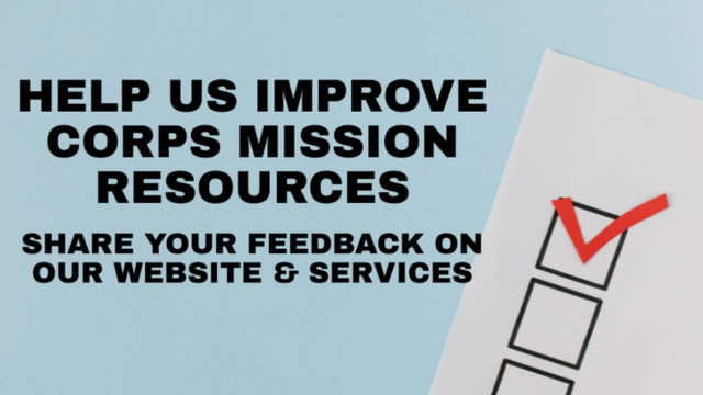 Corps Mission Resources Feedback