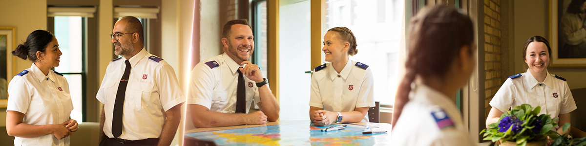 photo collage of cadet community life