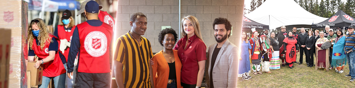 photo collage of mission and ministry