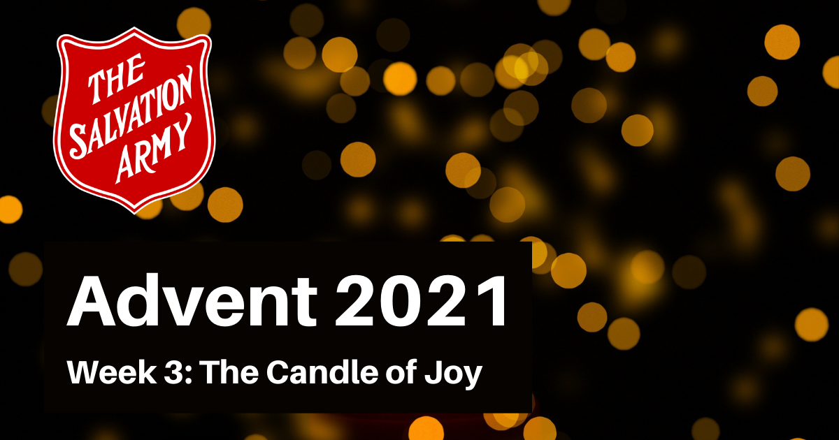 Advent 2021 Week 3: The Candle of Joy Online Worship Service graphic 